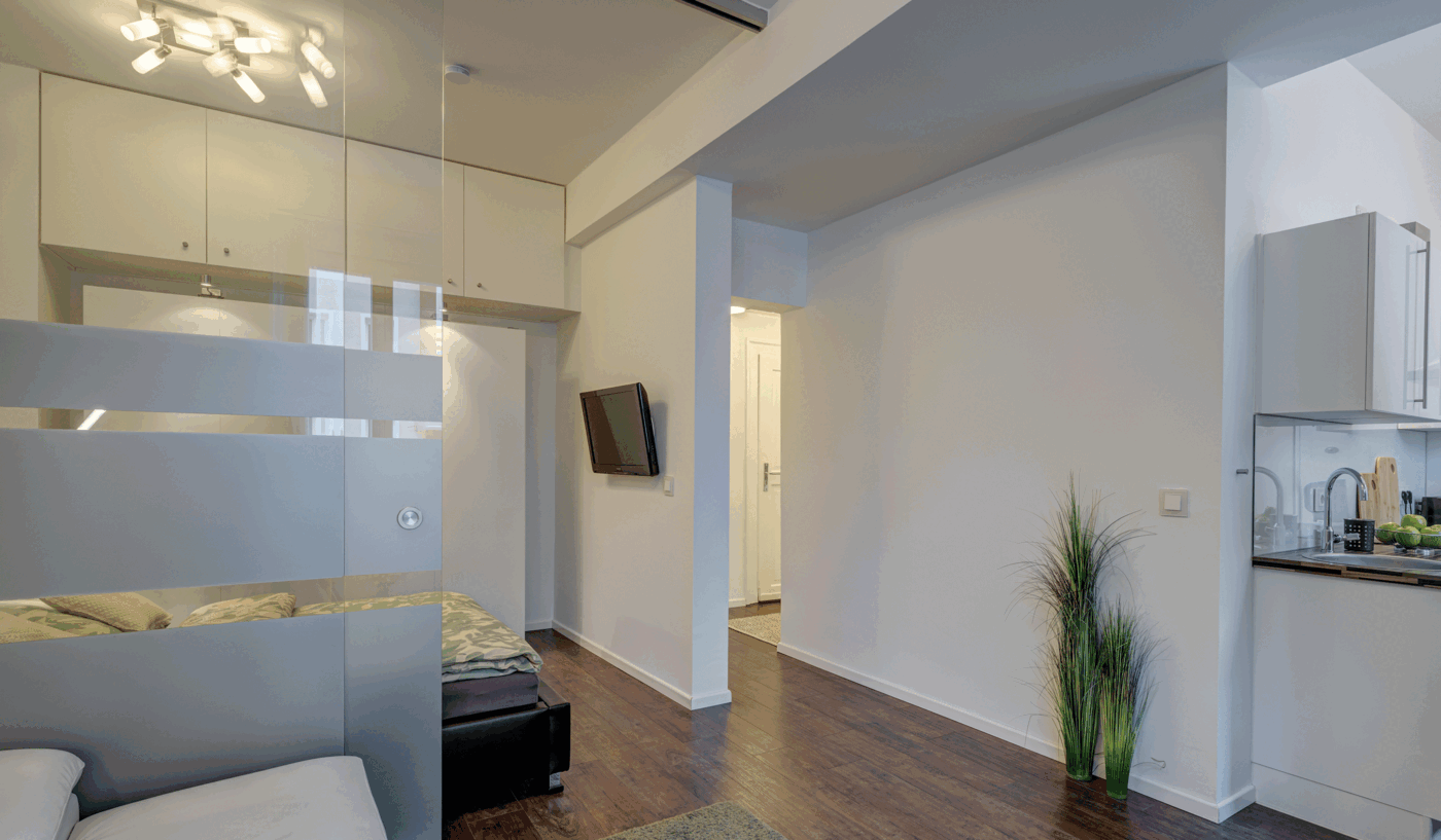 Flad med 1 Værelse | München-Neuhausen | 70235 | Blickrichtung Eingang