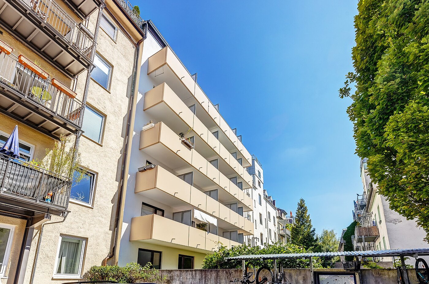 Płaski z 1 Pokój | München-Isarvorstadt | 2108ML10 | Rückansicht