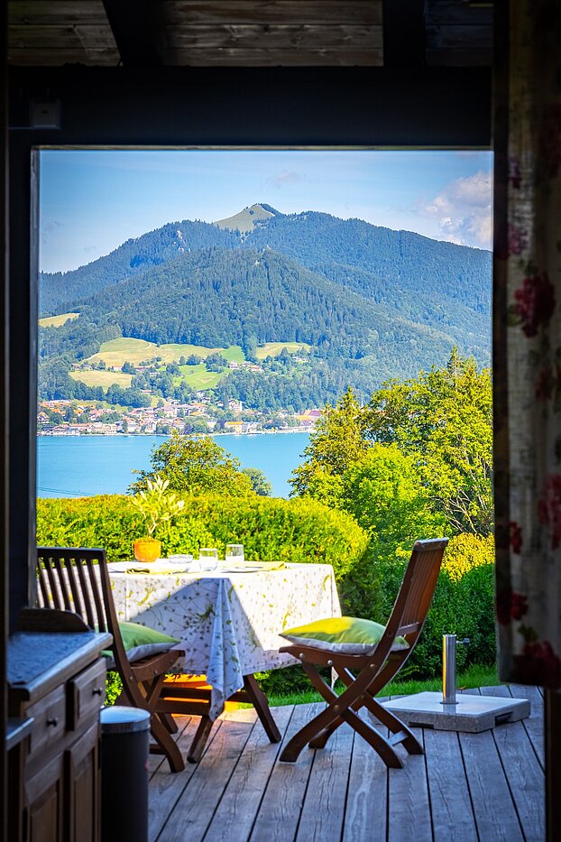 Zemin kat daire ile 3 Odalar | Bad Wiessee | 70053 | Blick auf Bad Wiessee