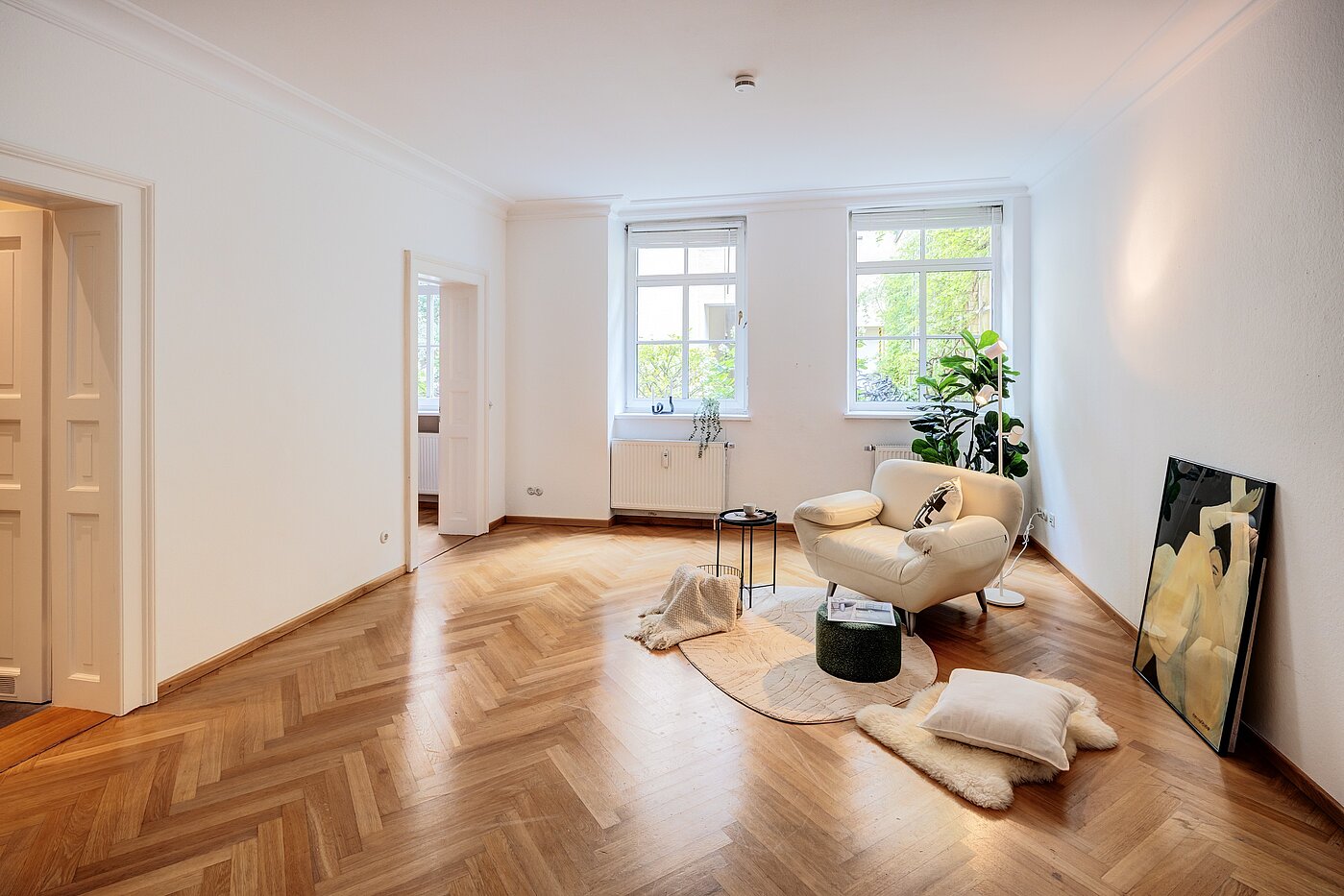 Begane grond flat met 1 Kamer | München-Haidhausen | 70228 | ...mit Fischgrätparkett