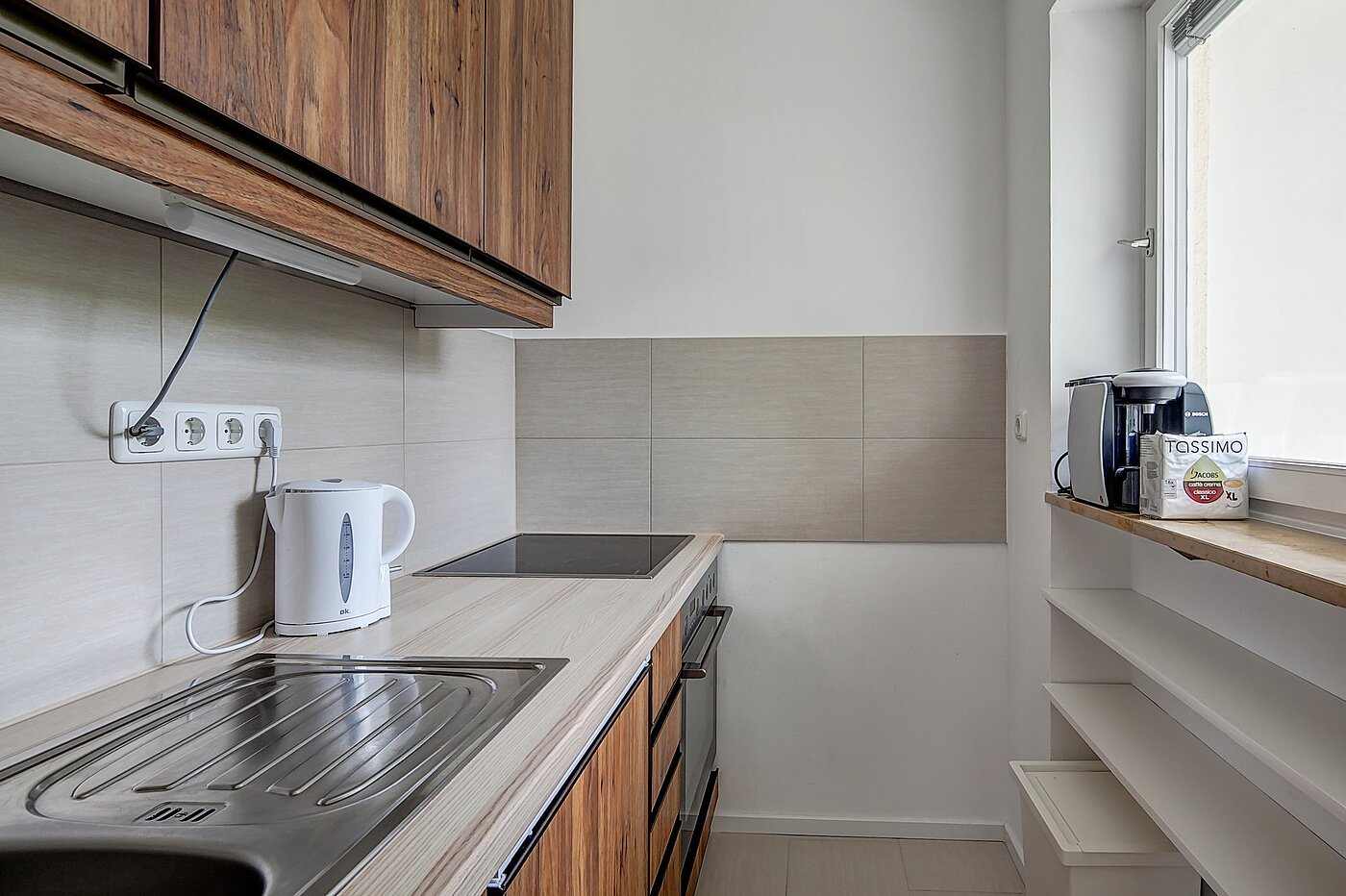 Płaski z 1 Pokój | München-Solln | 1810ML4 | Küche mit Fenster