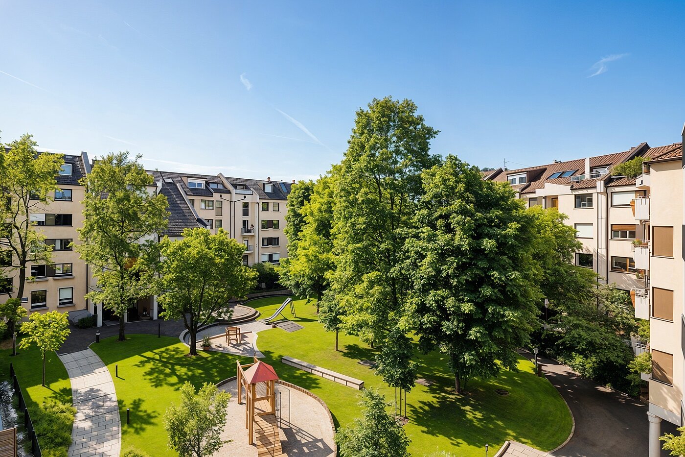 Apartment με 1.5 Δωμάτια | München-Bogenhausen | 702971 | ...Innenhof