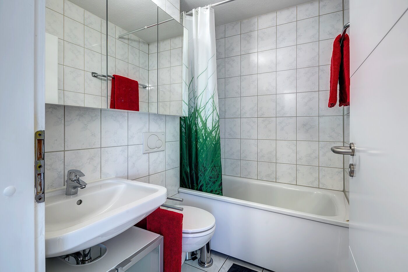Apartment med 1 Værelse | 70308 | Badezimmer