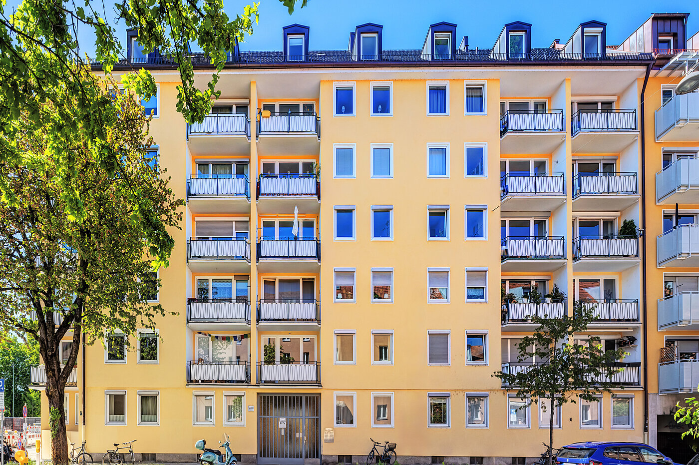 Lapos a  címen 3 Szobák | München-Haidhausen | 70447 | Außenansicht Gebäude