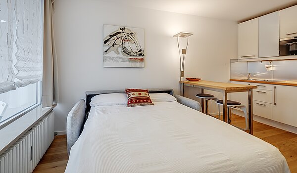 플랫 와 함께 1 방 | München-Schwabing | 70475 | ... mit Schlafsofa...