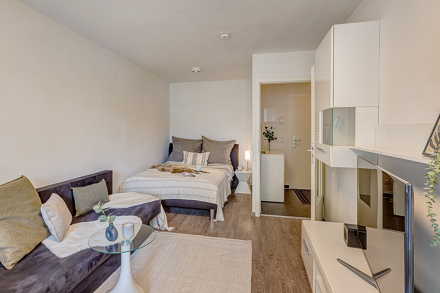 Płaski z 1 Pokój | München-Ramersdorf | 70416 | Wohnzimmer...