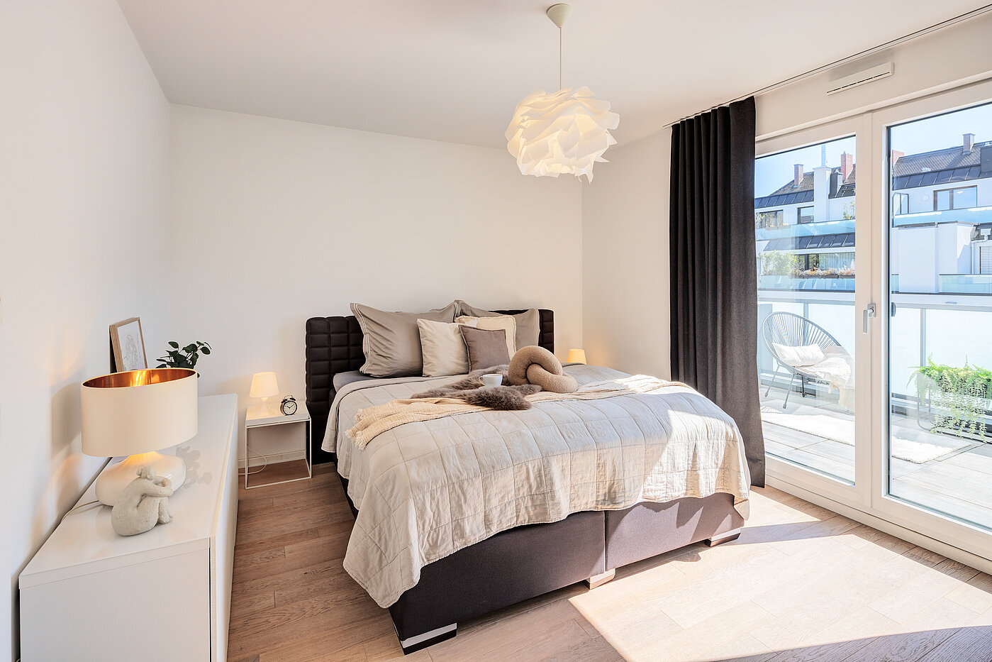 Penthouse med 2 Værelser | München-Bogenhausen | 70385 | Entspannt schlafen...