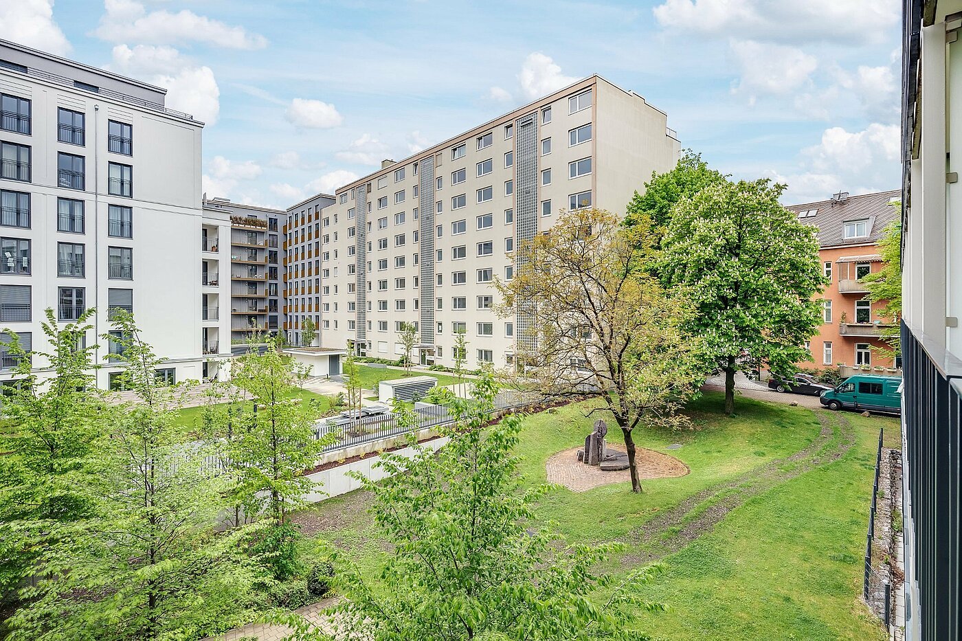 Плоский з 1.5 Кімнати | München-Bogenhausen | 1904ML6 | ...und Südausrichtung