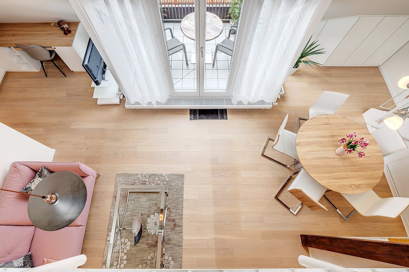 Düz ile 2.5 Odalar | München-Moosach | 2012ML4 | Blick von der Galerie