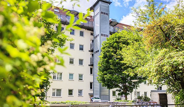 Επίπεδη με 1 Δωμάτιο | München-Schwabing | 70454 | Hausansicht mit...