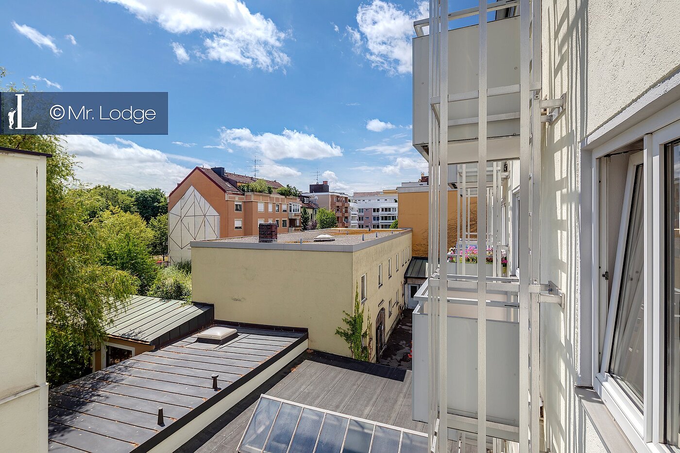 Flad med 1 Værelse | München-Neuhausen | 1703ML9 | Blick vom Balkon