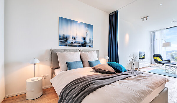 Apartment 와 함께 1.5 객실 | München-Neuhausen | 703131 | ...Schlafbereich