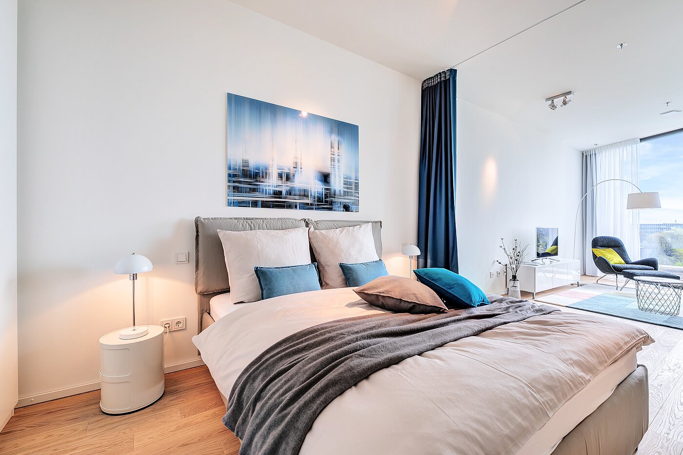 Apartment s spletno stranjo . 1.5 Sobe | München-Neuhausen | 703131 | ...Schlafbereich