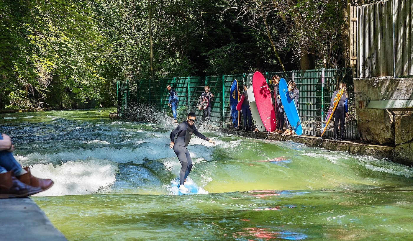 Maisonette-lejlighed med 3 Værelser | München-Lehel | 2209ML5 | ...mit Eisbachwelle