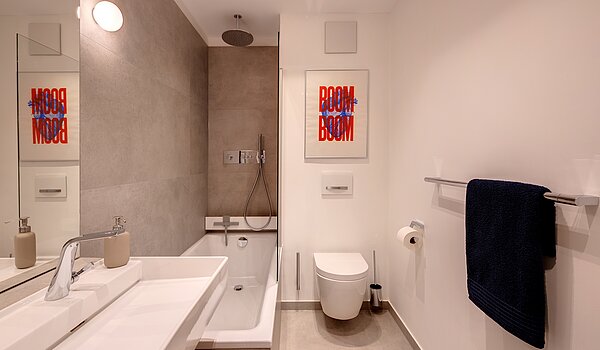 Lapos a  címen 2 Szobák | München-Isarvorstadt | 70459 | Badezimmer