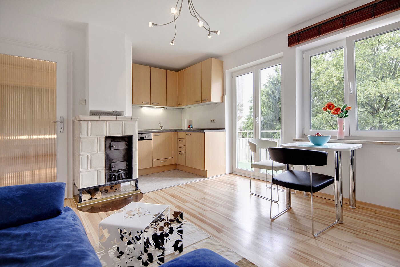 Płaski z 2 Pokoje | München-Laim | 1704ML3 | Blick zur Küche