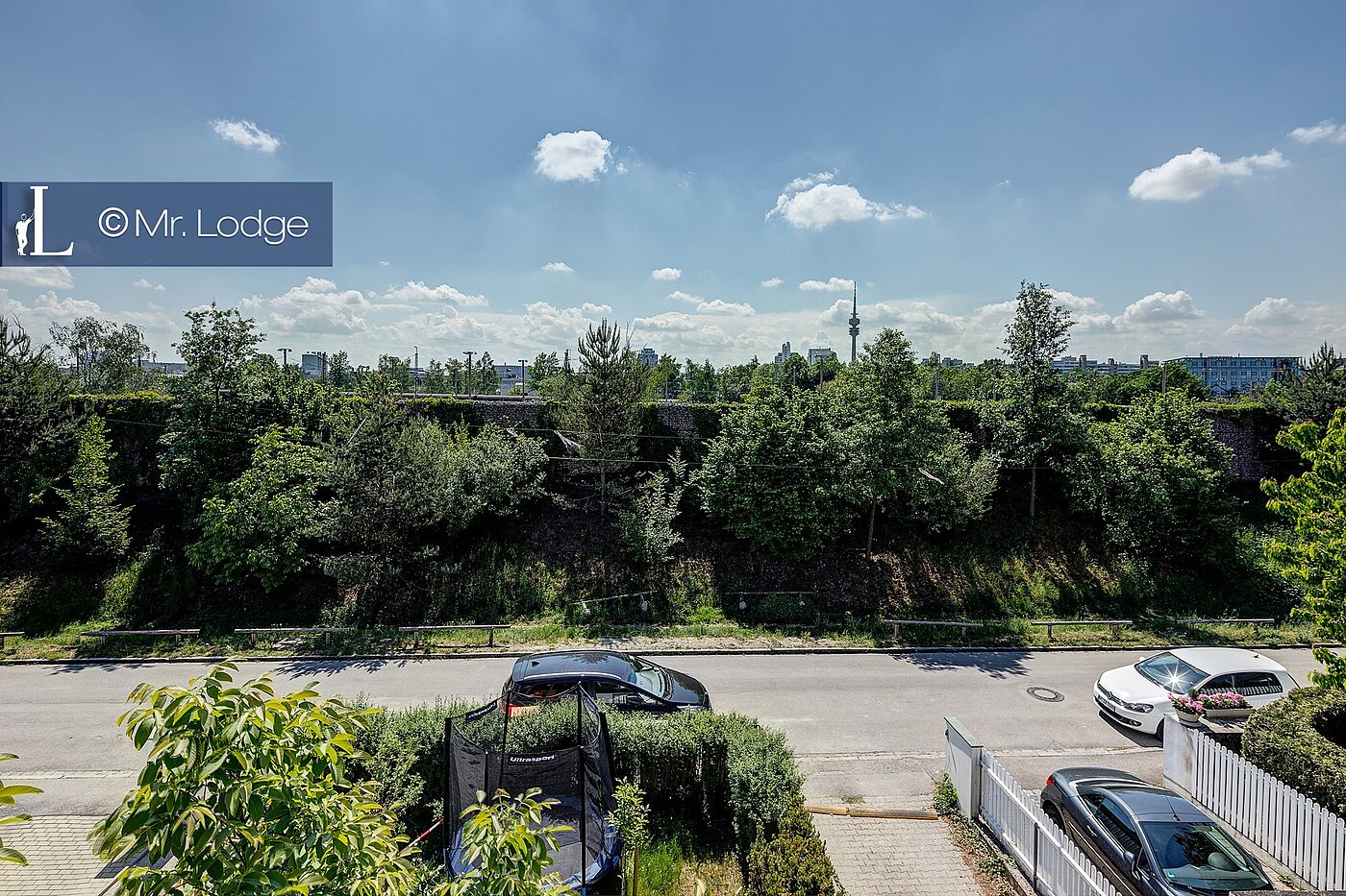 Loftslejlighed med 3 Værelser | München-Hasenbergl | 1803D9 | Blick vom Balkon