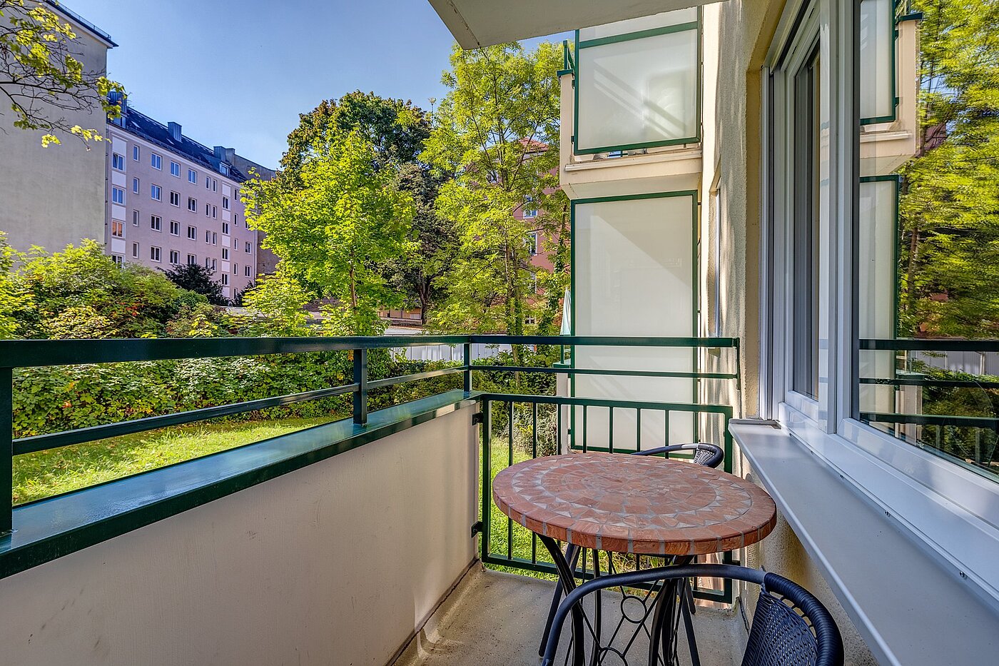 Düz ile 1 Oda | München-Schwabing | 2109ML5 | Balkon mit...