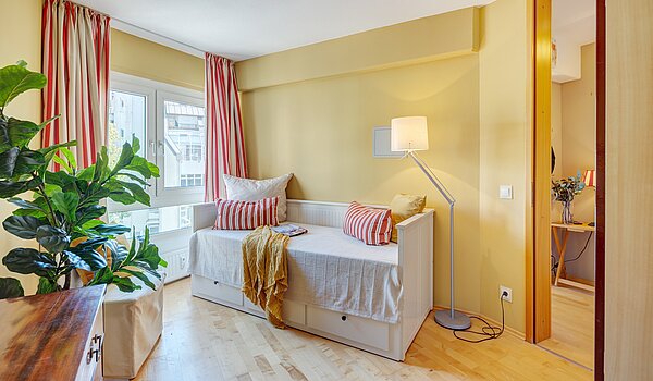 Platt med 1.5 Rum | München-Maxvorstadt | 70480 | Schlafzimmer