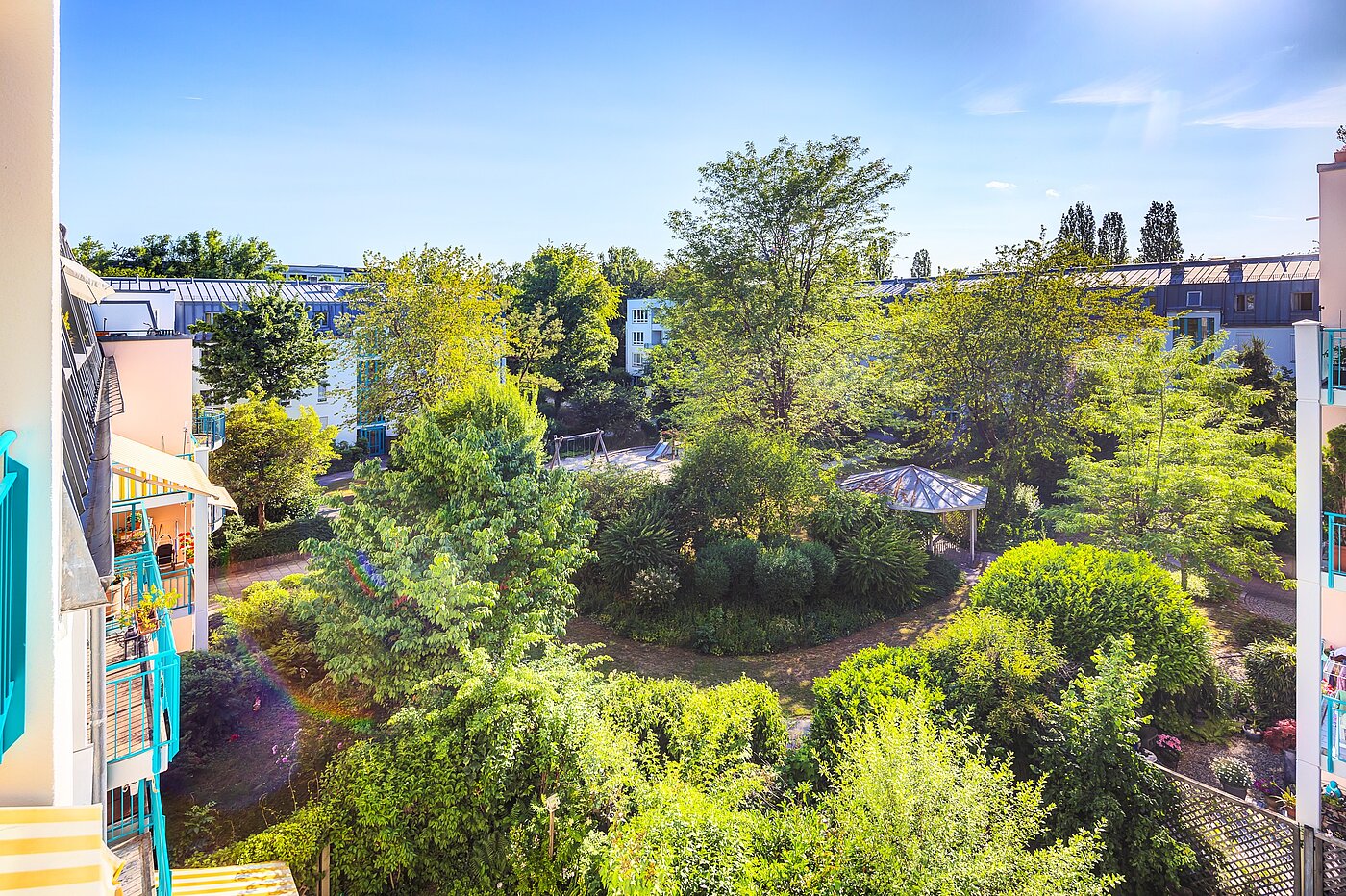 Platt med 3 Rum | München-Oberföhring | 70246 | ...Blick ins Grüne