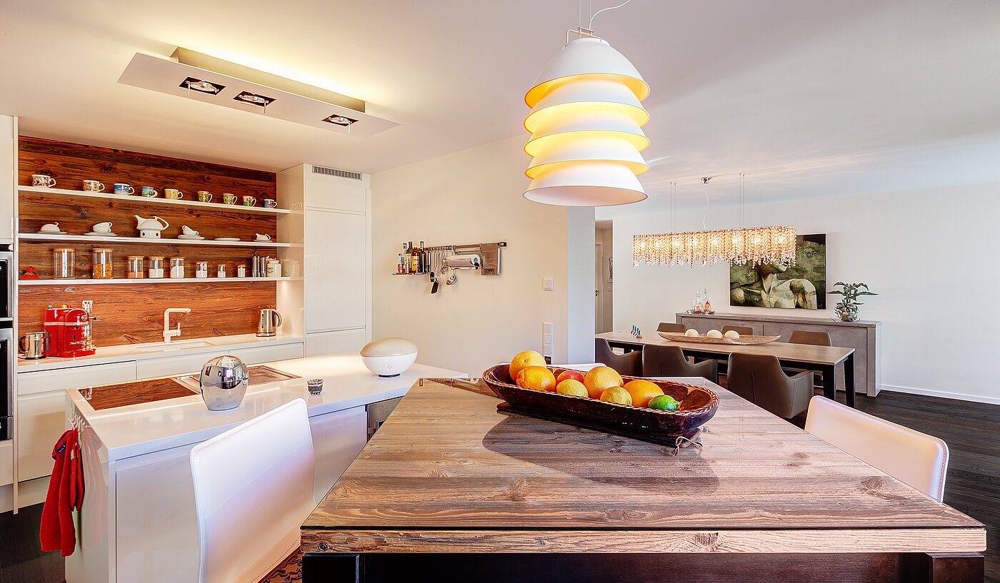 apartamento em prédio com 3 Zimmern | München-Schwabing | 1511ML1 | Küche / Essbereich