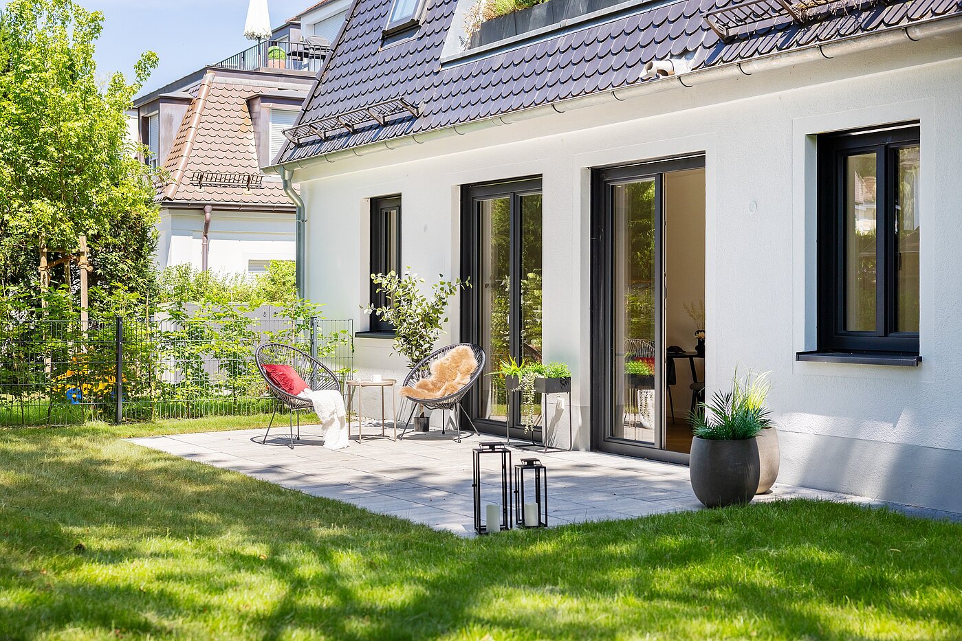 Terrassenwohnung с 3 Стаи | München-Harlaching | 70371 | Große Westterrasse