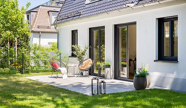 Terrassenwohnung a  címen 3 Szobák | München-Harlaching | 70371 | Große Westterrasse