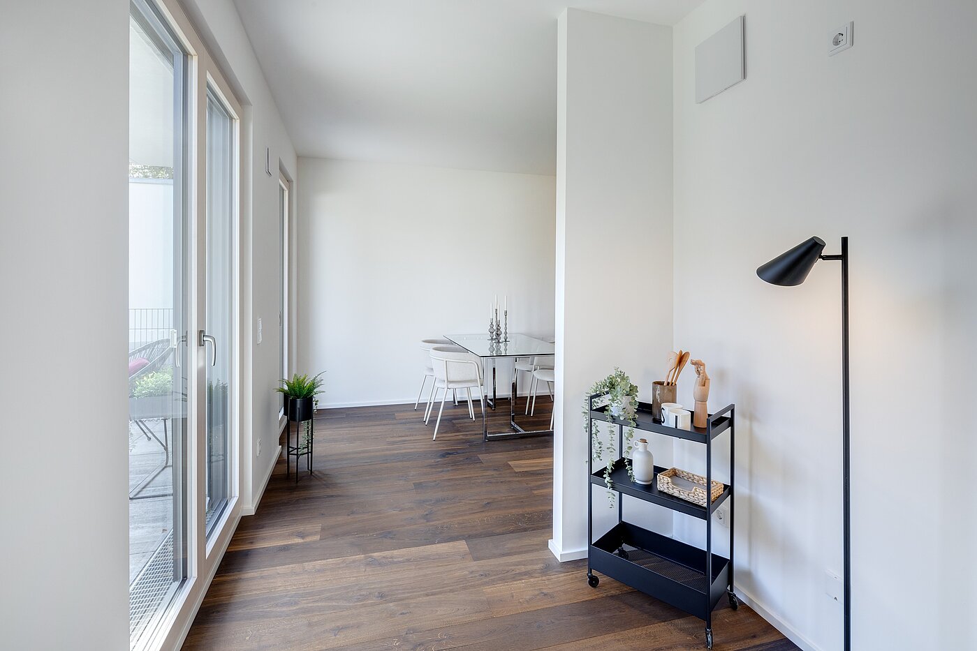 Terrassenwohnung s 2 Izby | München-Harlaching | 70372 | Blick zum...