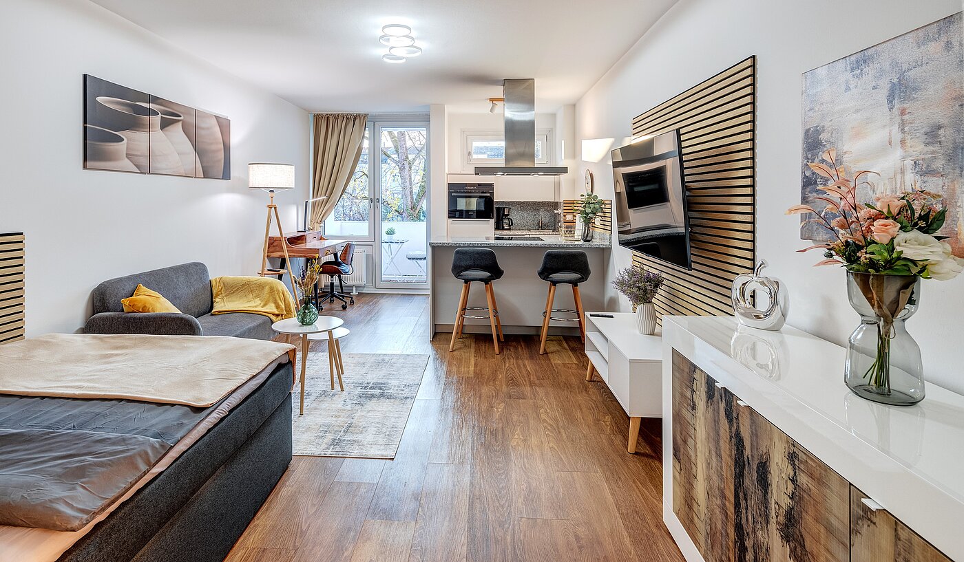 Apartment with 1 room | München-Milbertshofen | 70183 | Schlaf- Wohnraum