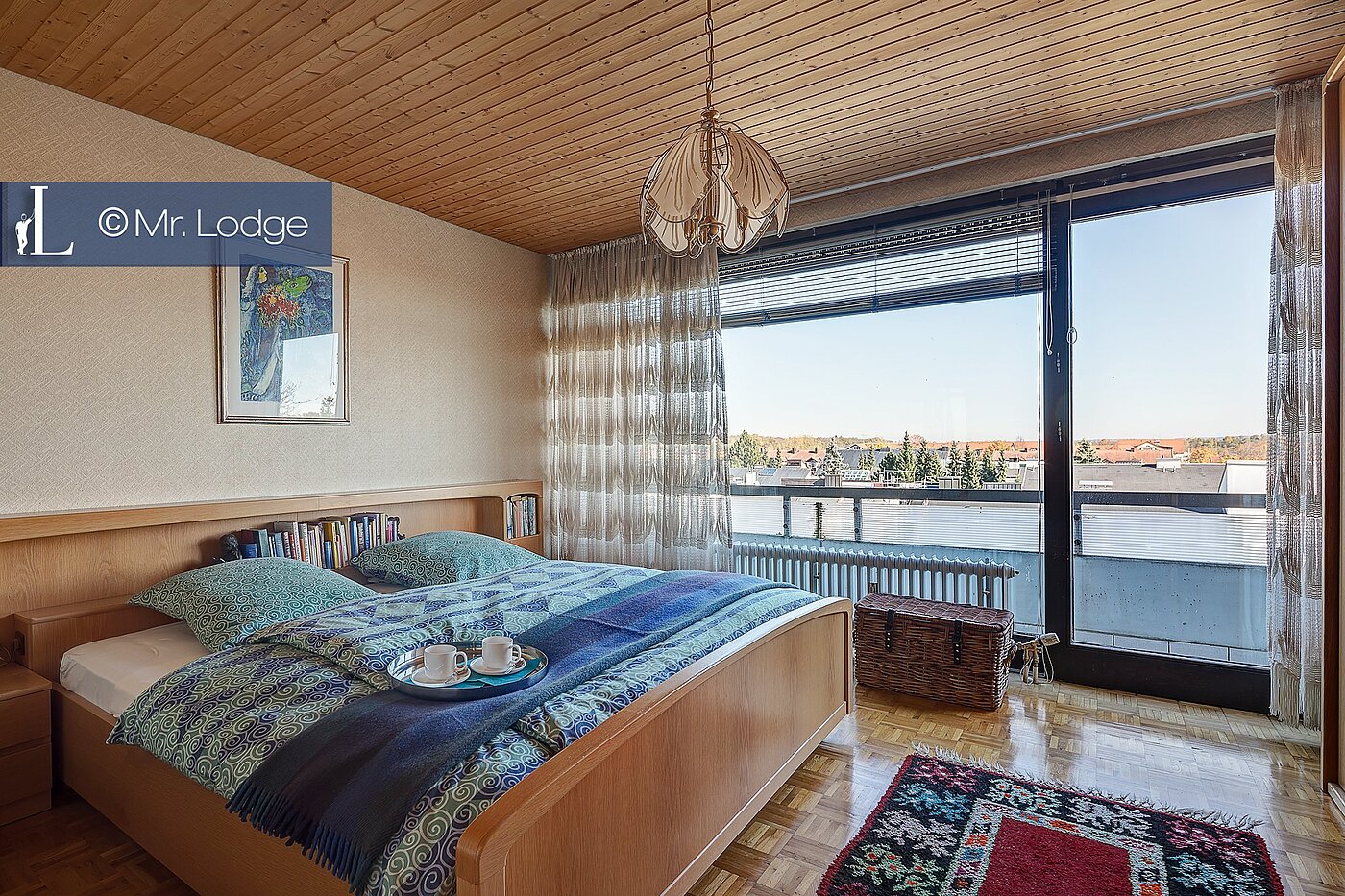 Podstrešno stanovanje s spletno stranjo . 5 Sobe | Aschheim | 1710ML4 | Schlafzimmer mit Ost-Balkon
