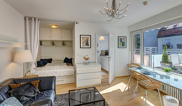 Επίπεδη με 1 Δωμάτιο | München-Schwabing | 70449 | ... mit Schlafnische