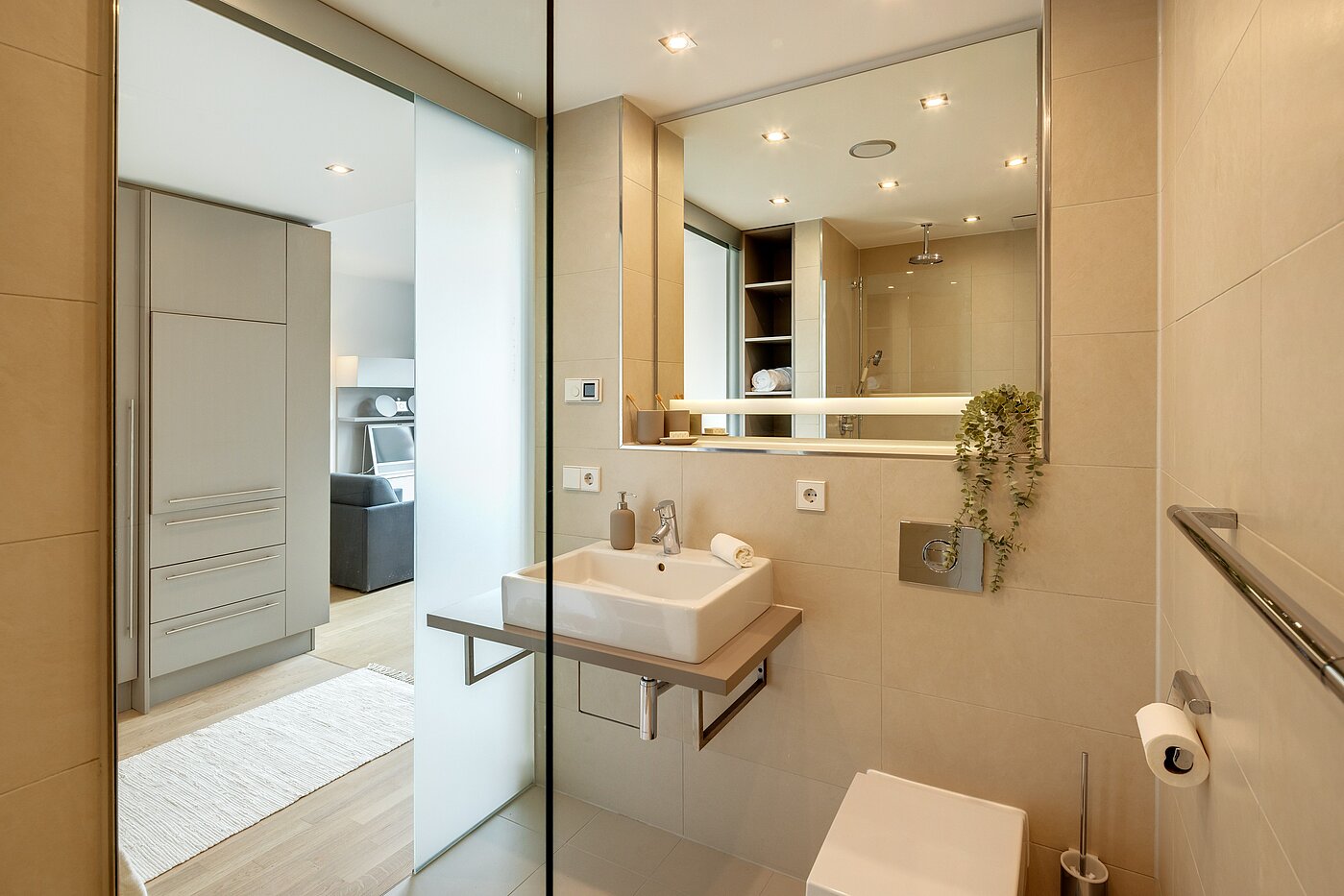 Apartment med 1.5 Rum | München-Bogenhausen | 70233 | ...bodengleicher Dusch