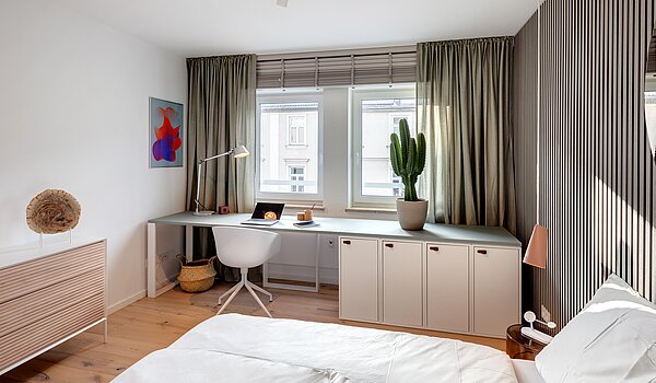 Lapos a  címen 2 Szobák | München-Isarvorstadt | 70459 | Mit Bürobereich