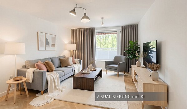 Επίπεδη με 3.5 Δωμάτια | München-Bogenhausen | 703052 | Visualisierung mit KI