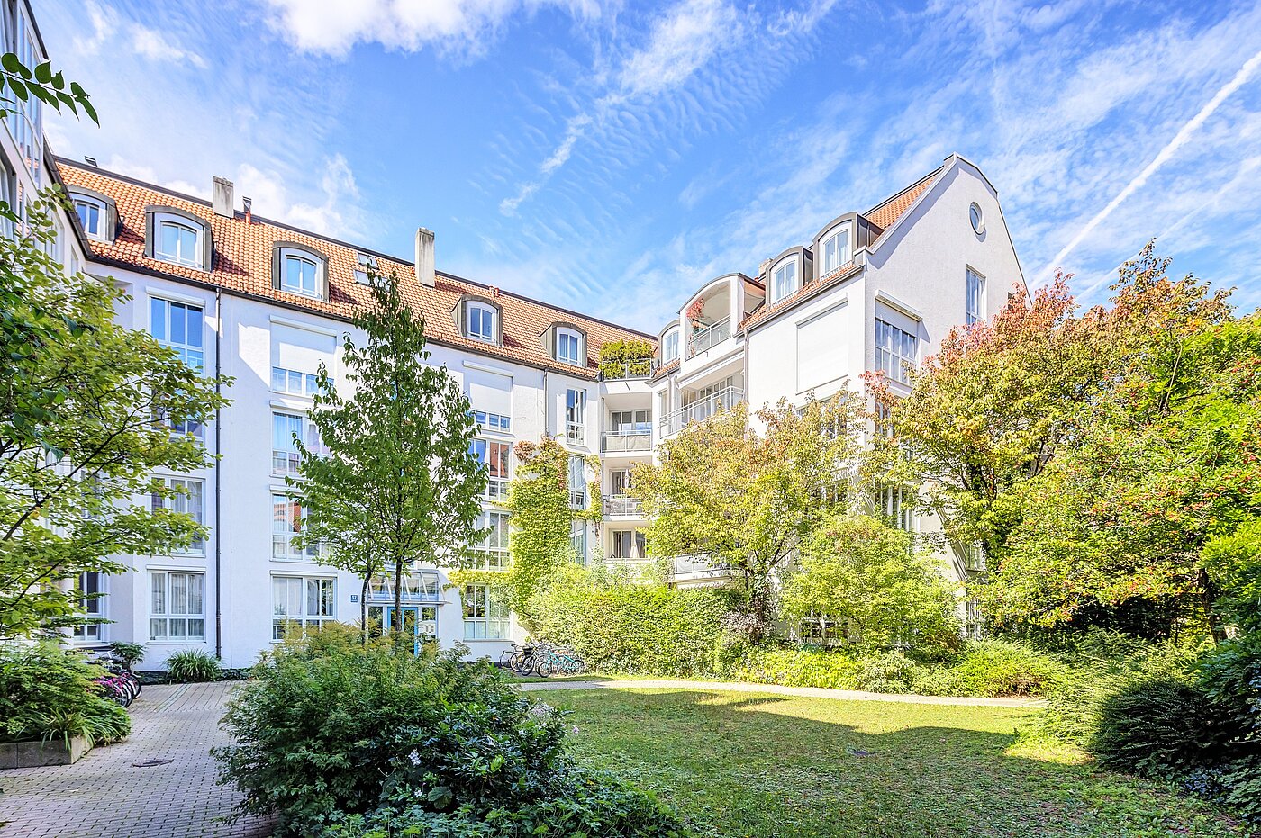 Flad med 1 Værelse | München-Schwabing | 70249 | ...Innenhofbereich