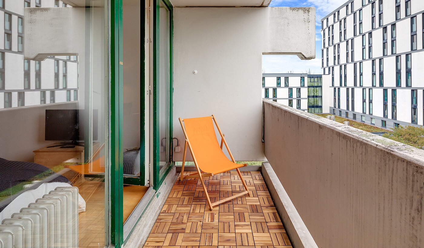 Lapos a  címen 1 Szoba | München-Au | 2211ML1 | Großzügiger Balkon mit...