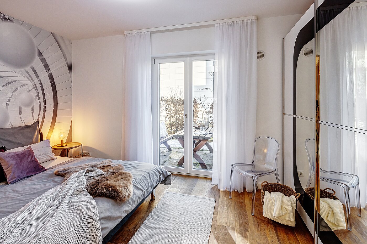 Lejlighed i stueetagen med 2 Værelser | München-Riem | 2201ML1 | Schlafzimmer mit...