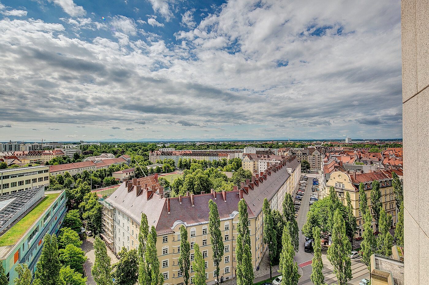 Apartment s spletno stranjo . 1 Soba | München-Haidhausen | 70275 | Blick vom Balkon