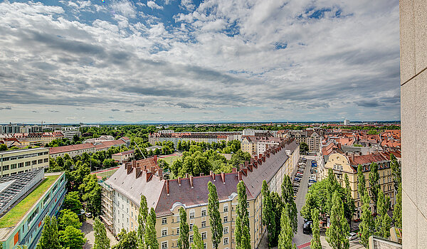 Apartment with 1 room | München-Haidhausen | 70275 | Blick vom Balkon