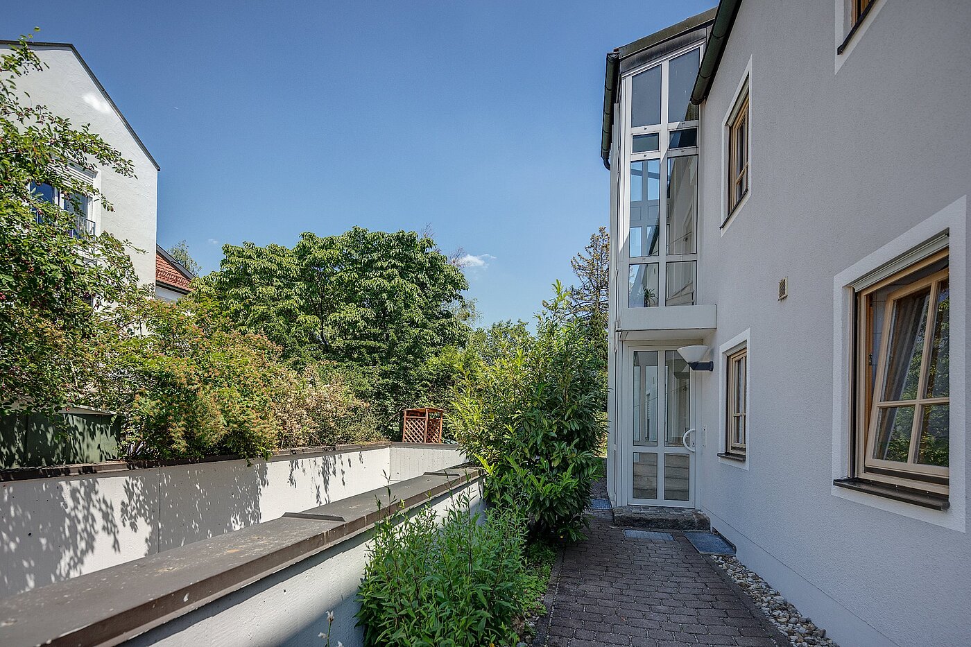Lejlighed i stueetagen med 3 Værelser | München-Untermenzing | 1806ML6 | Hauszugang