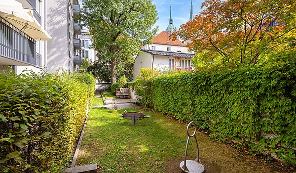 플랫 와 함께 3 객실 | München-Ludwigsvorstadt | 70488 | ...ruhigen Garten