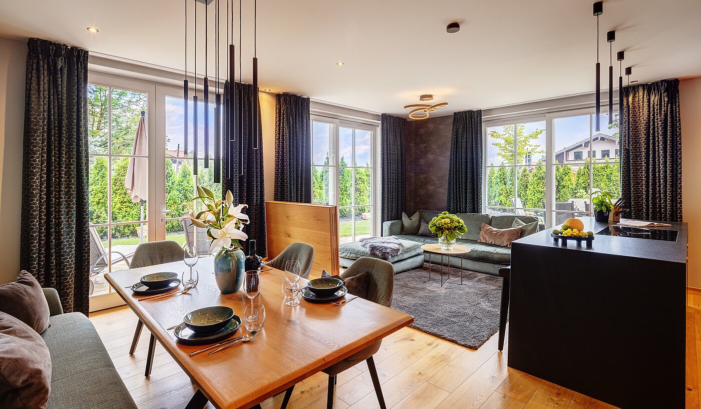 1층 평면 와 함께 3 객실 | Bad Wiessee | 70053 | Wohnen/Essen/Kochen