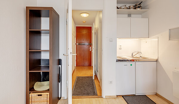 Lapos a  címen 1 Szoba | München-Maxvorstadt | 70397 | Apartmentküche
