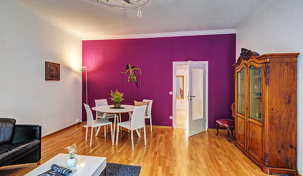 Stanovanje v pritličju s spletno stranjo . 2 Sobe | München-Schwabing | 70394 | Essbereich