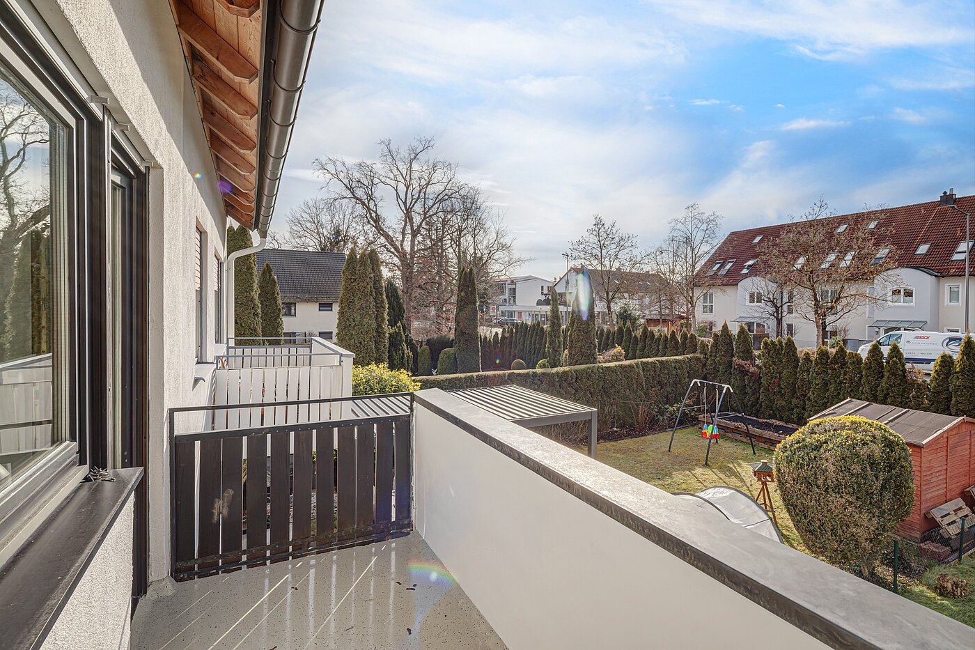 Терасова къща в центъра с 5 Стаи | Unterschleißheim | 70187 | ... und Zugang zum Balkon...