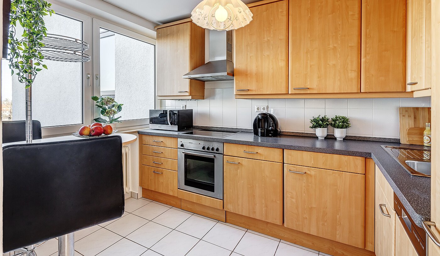 Düz ile 3.5 Odalar | Haar | 2201ML5 | Zeitlose Einbauküche