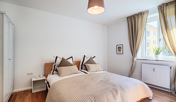 Lapos a  címen 2 Szobák | München-Maxvorstadt | 70398 | Schlafzimmer