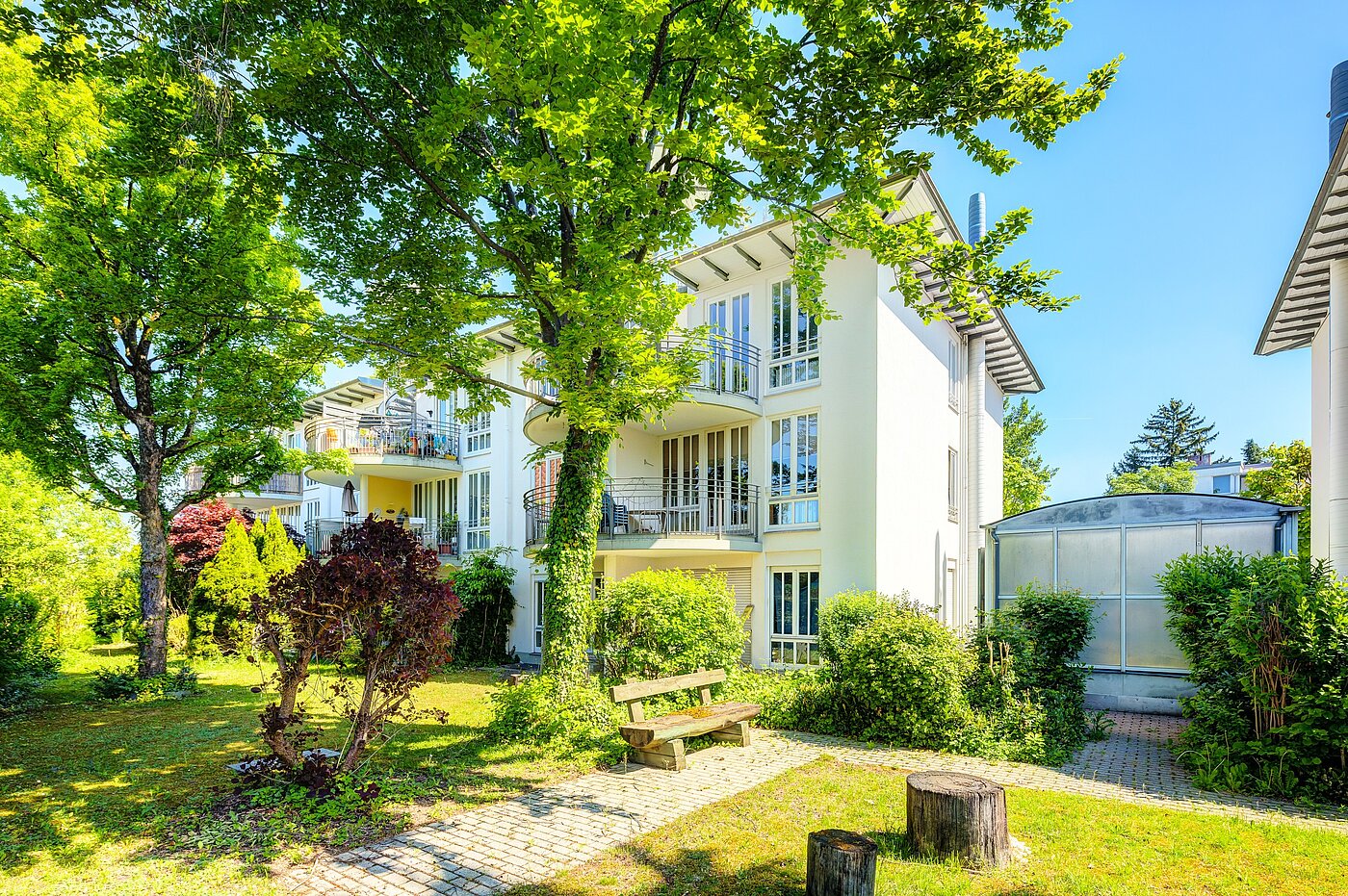 Επίπεδη με 2.5 Δωμάτια | München-Fasangarten | 702211 | ...der Gartenseite