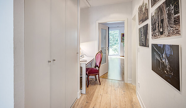 Stanovanje v pritličju s spletno stranjo . 2 Sobe | München-Schwabing | 70394 | Kleiner Bürobereich