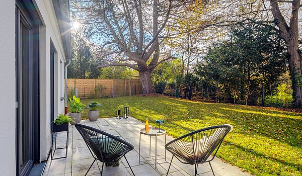 Terrassenwohnung a  címen 3 Szobák | München-Harlaching | 70371 | Garten